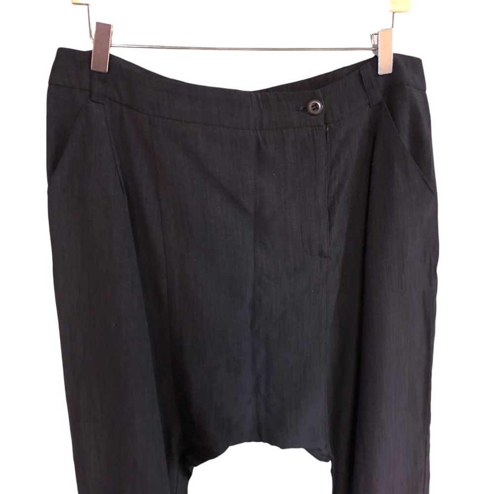 Y2K Drop-Crotch Tailored Pants
